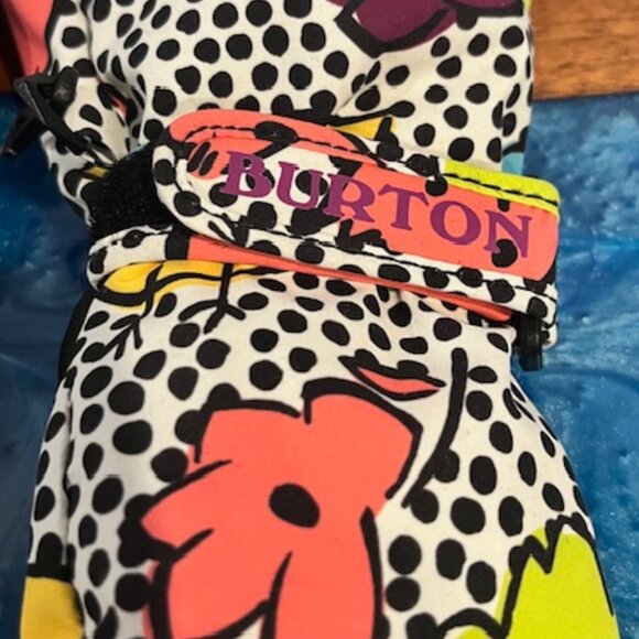 Burton Heater Mittens Gloves Girls Toddler 4T Excellent Condition - Picture 3 of 9